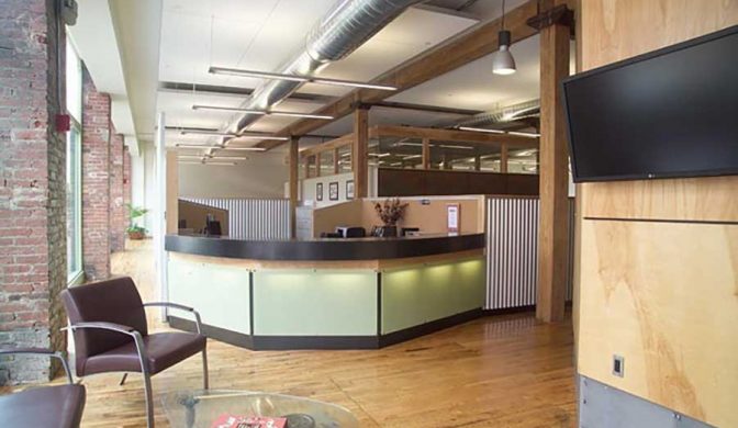 Wagman Construction, Inc. Reception Area