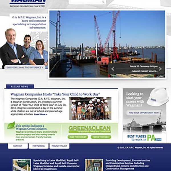 Wagman’s New Website Launched in 2010