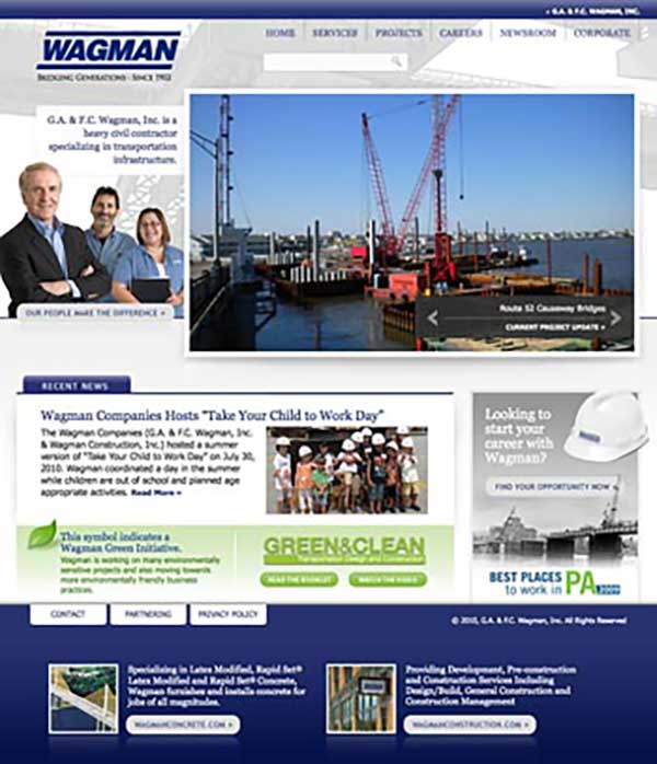 Wagman’s New Website Launched in 2010