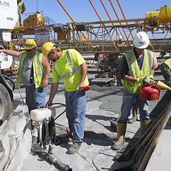 Wagman latex mixer operators on bridge project