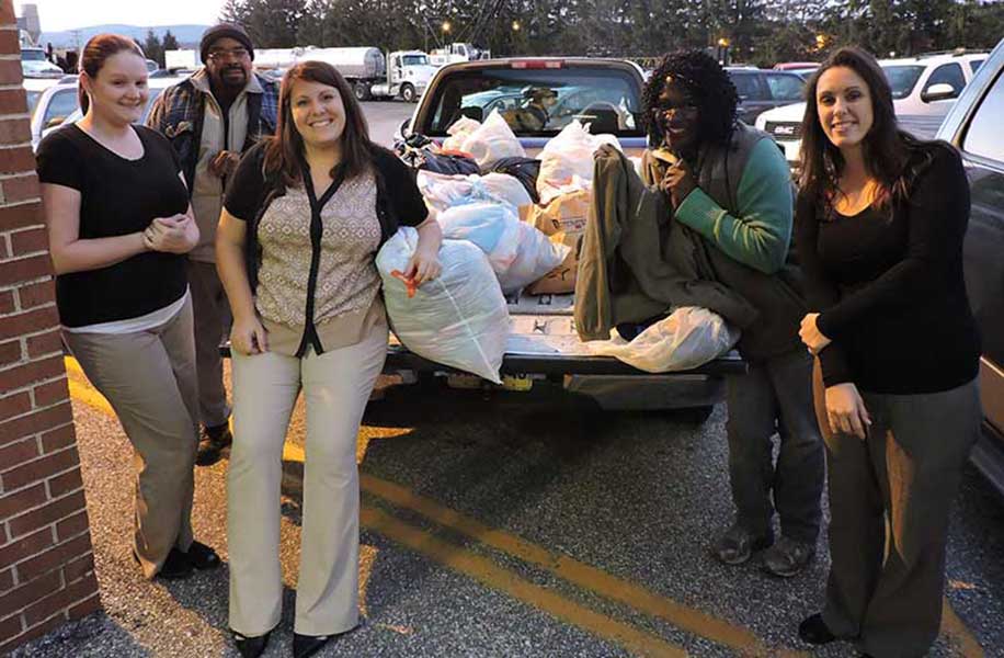 Wagman Collects & Donates Over a Thousand Pounds of Clothing