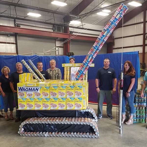 2017 Can-Struction winners Dinwiddie, VA team