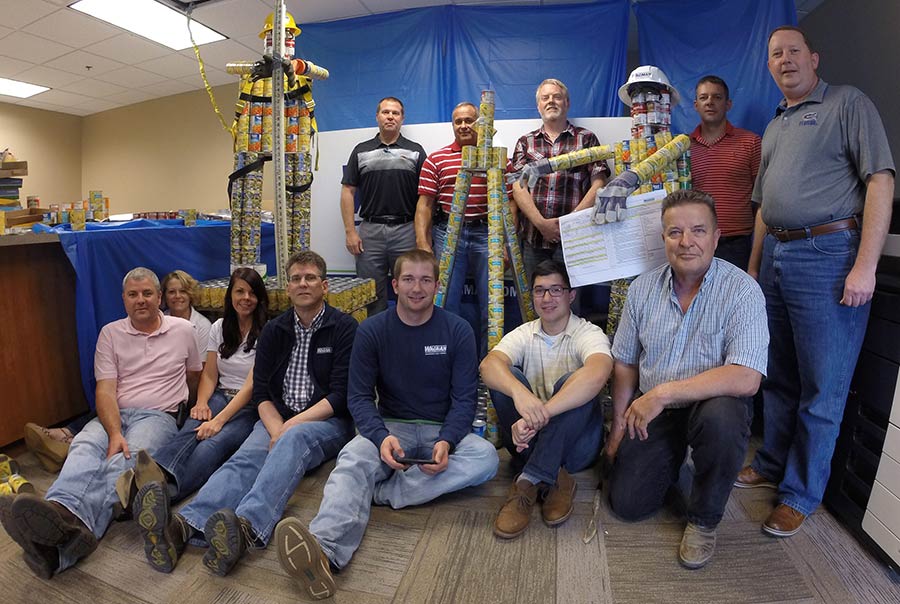 Dinwiddie Can-struction Team