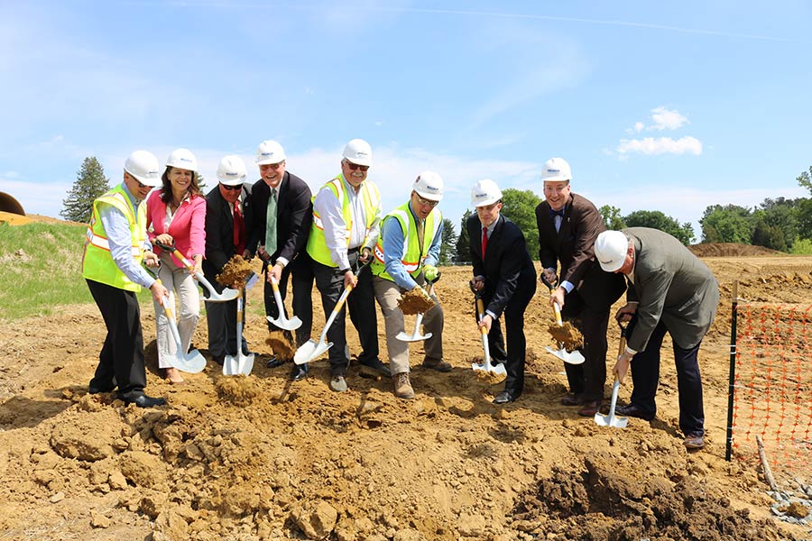 Wagman and HHHunt Groundbreaking at Spring Arbor of Crofton