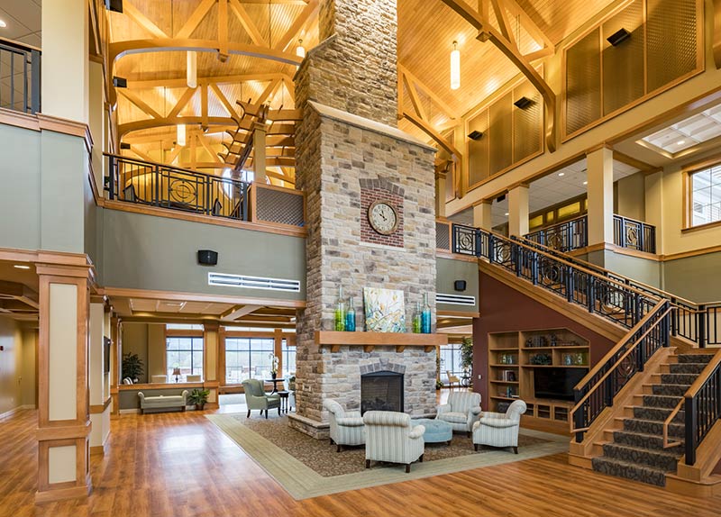 Interior of The Lodge at Homewood at Willow Ponds