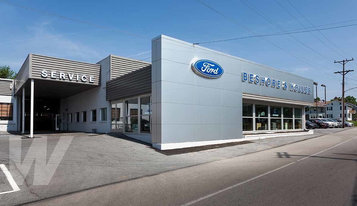 Beshore & Koller Ford Dealership Renovations Wagman