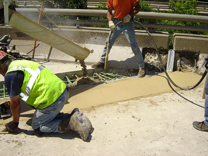 Wagman Rapid Set Concrete application