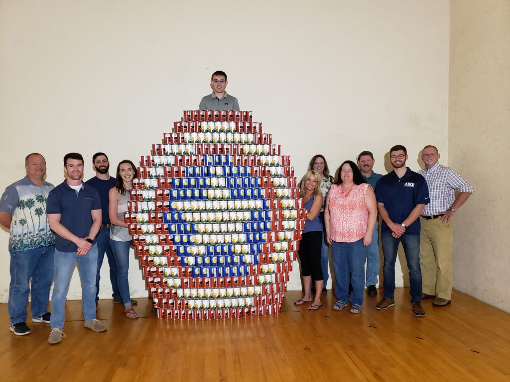 Wagman CanStruction Food Drive Winners