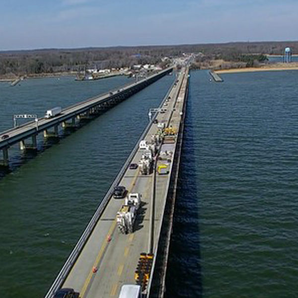 Westbound Chesapeake Bay Bridge