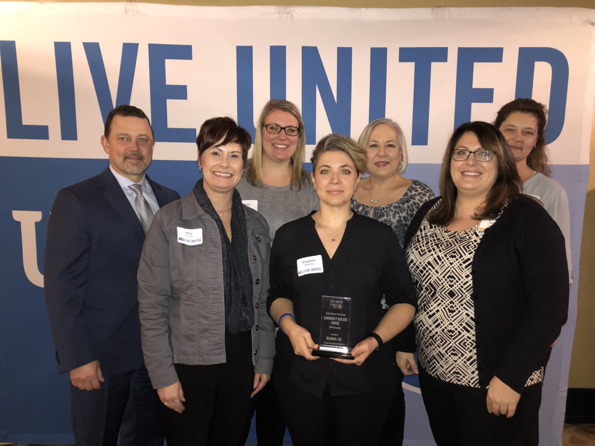 Wagman Recognized with 2019 United Way Community Builder Award