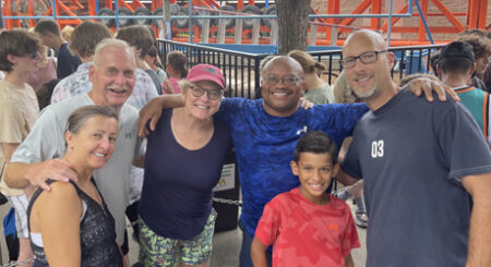 Employees celebrate Wagman's 120th Anniversary at Hersheypark