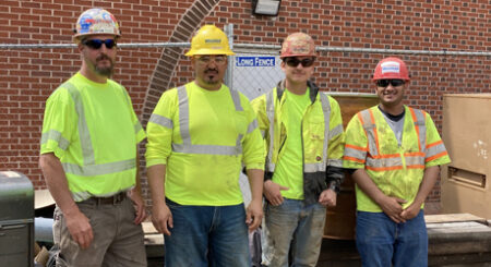 Employees during Construction Safety Week